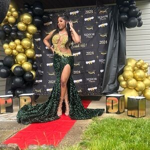 Custom made prom dress